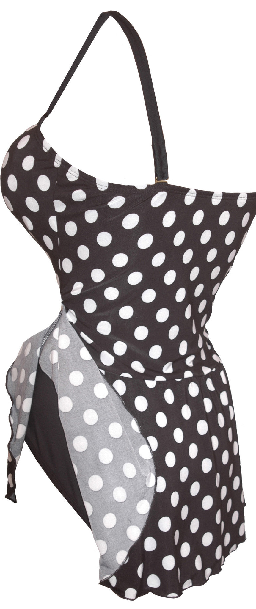 Plus Size Swimwear | Polka Dots Swimsuit | Made In USA | Funfash