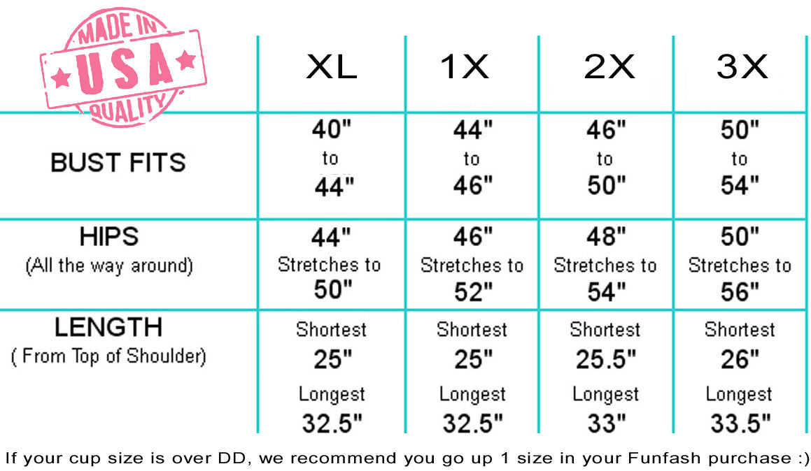 Plus Size Tops | Gothic Black Top | Made In USA | Funfash