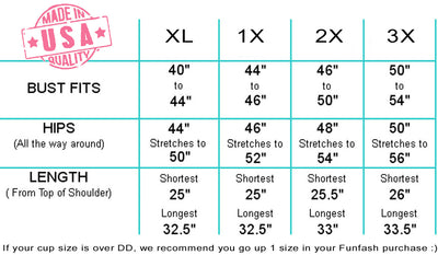 Plus Size Tops | Gothic Black Top | Made In USA | Funfash