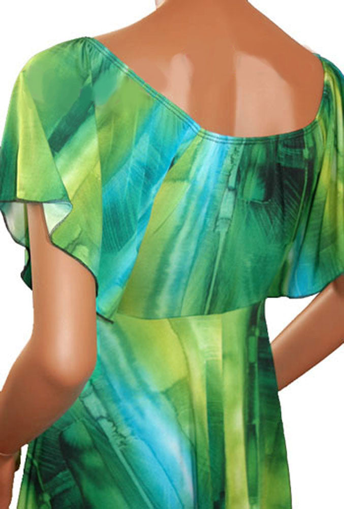 Plus Size Tops - Blouses | Emerald V-Neck Top | Made In USA | Funfash