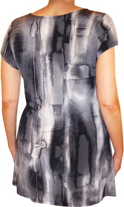 Plus Size Tops | Heather Gray Top | Made In USA | Funfash
