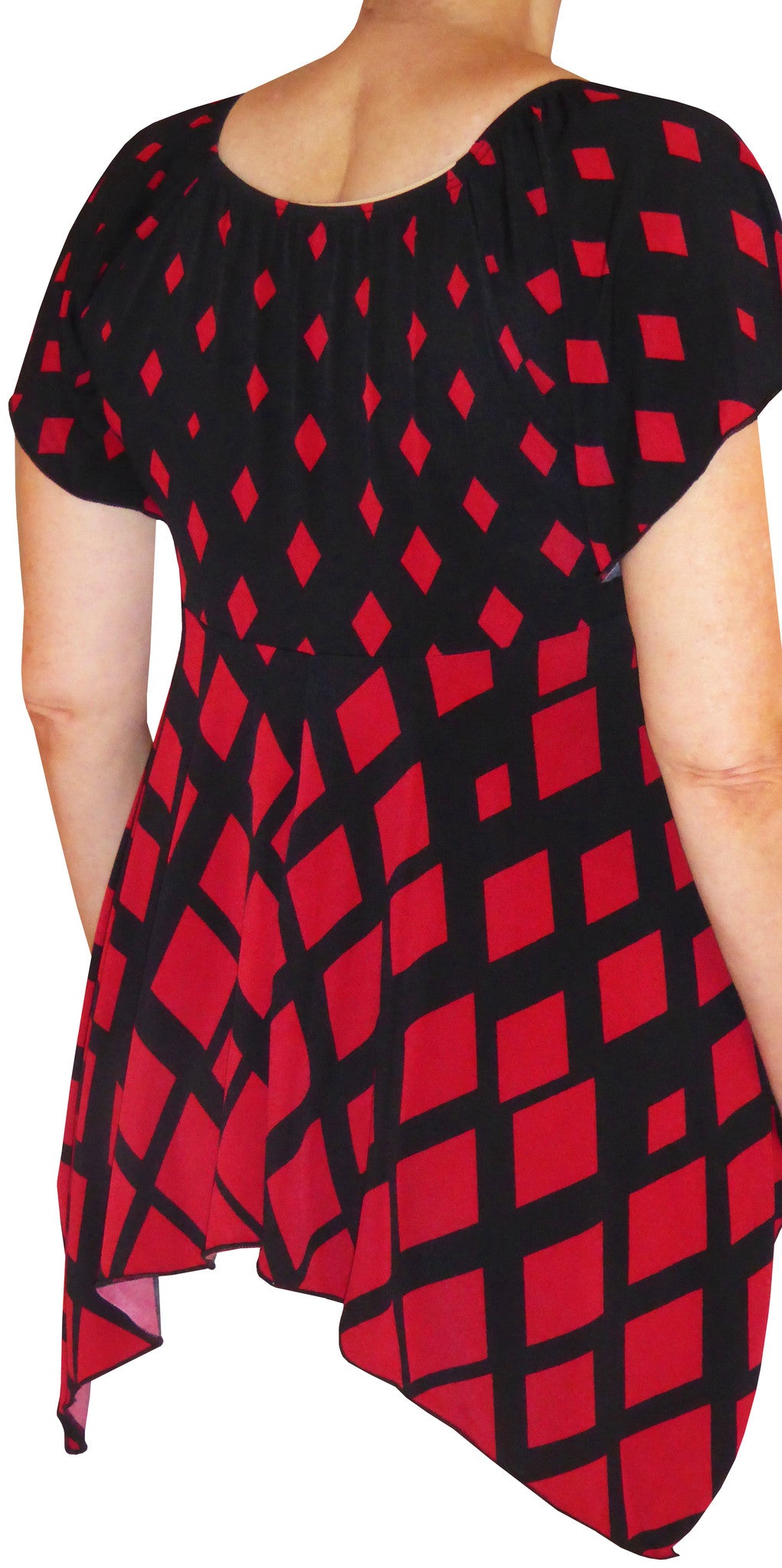Plus Size Tops - Blouses | Slimming V-Neck Top | Made In USA | Funfash