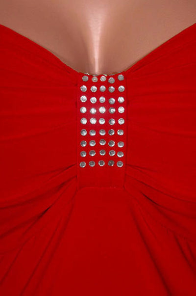 Plus Size Dress | Plus Size Classic Red Dress | Made In USA | Funfash