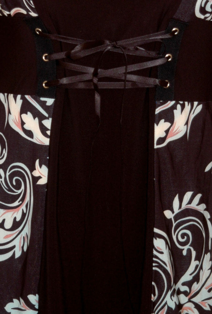 Plus Size Tops | Gothic Lace-Up Top | Made In USA | Funfash