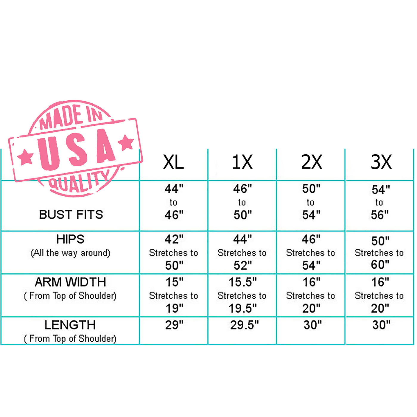 Plus Size Tops | Black Rhinestones Top | Made In USA | Funfash
