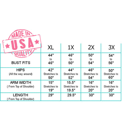 Plus Size Tops | Black Rhinestones Top | Made In USA | Funfash