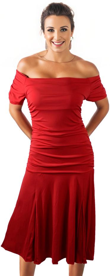 Plus Size Dress | Siren Red Dress | Made In USA | Funfash