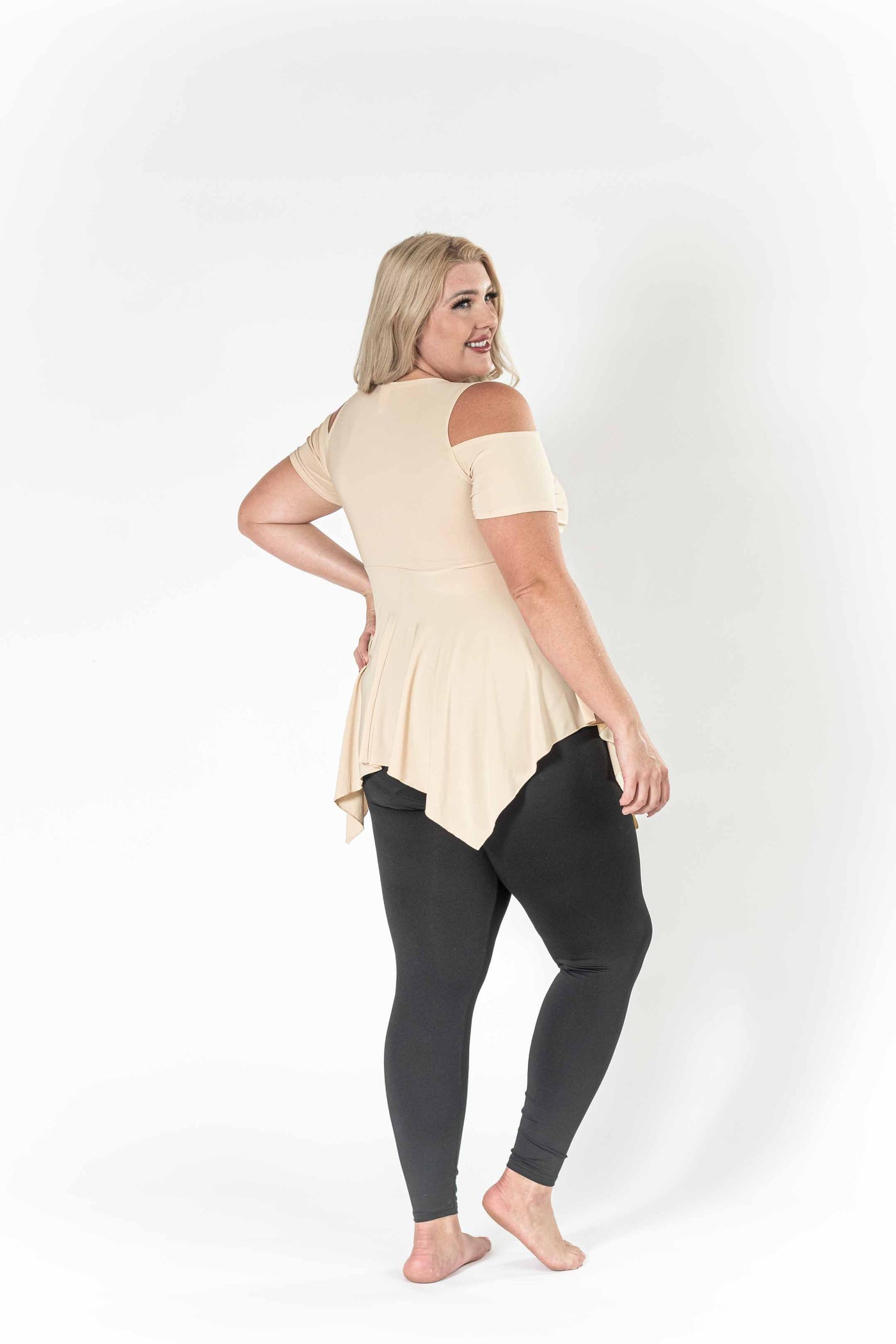 The Caramel Sexy Shoulders Top