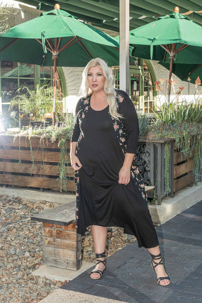 Plus Size Long Sleeve Dress