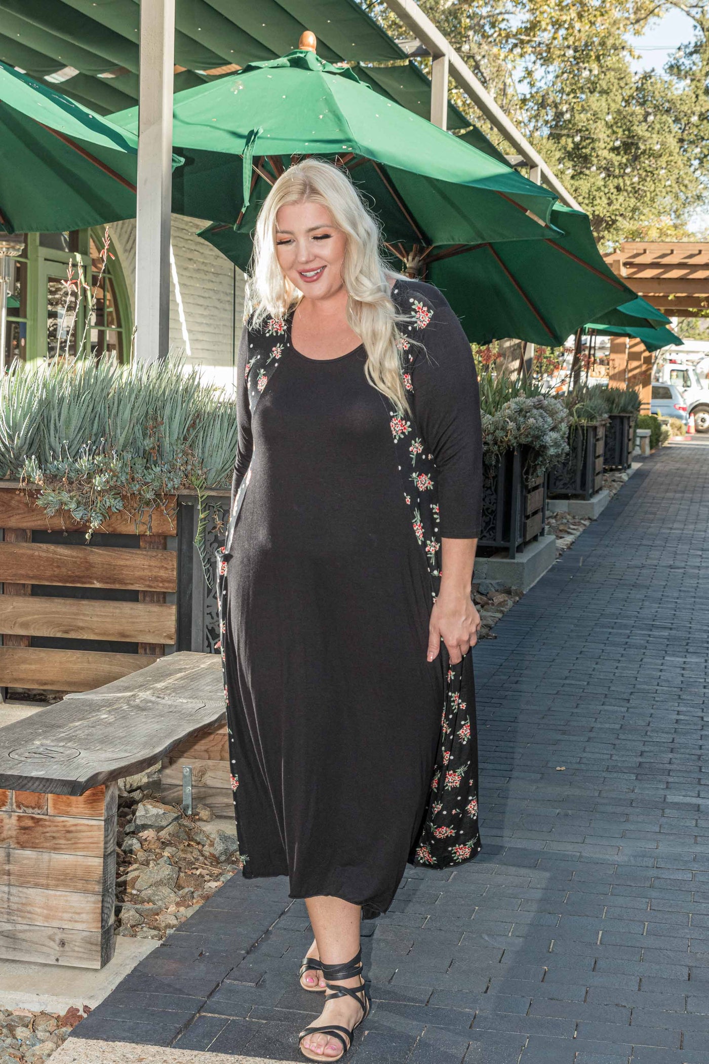 Plus Size Long Sleeve Dress