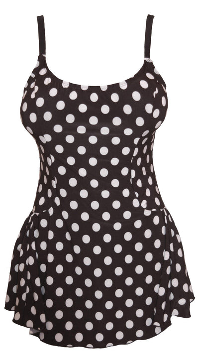 Plus Size Swimwear | Polka Dots Swimsuit | Made In USA | Funfash