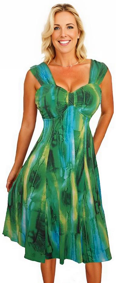 Plus Size Dress | Emerald Dress | Made In USA | Funfash