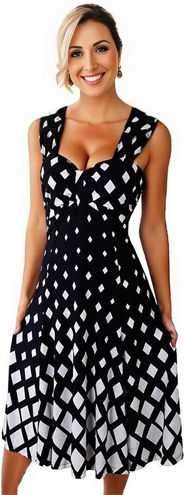 Plus Size Dress | Diamond Dress | Made In USA | Funfash